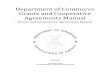 Department of Commerce Grants and Cooperative Agreements Manual · 2018-02-08 · Department of Commerce Grants and Cooperative Agreements Manual Grants and Cooperative Agreements