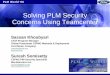 Solving PLM Security Concerns Using Teamcenter · 2006-04-30 · PLM World ‘06 Khoubyari/Somisetty Challenges When FMC Powertrain decides to be part of the single/shared data management