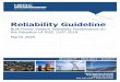 Reliability Guideline · Electricity is a key component of the fabric of modern society and the Electric Reliability Organization (ERO) Enterprise ... regulators are the entity most