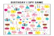 Birthday I SPY GAME - Live Laugh Rowe..._____ Birthday Candles (not on cakes) _____ Cupcakes _____ Birthday Swirls _____ Birthday Hats _____ Bunting Banners _____ Balloons _____ Cakes