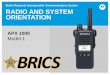 Butler Regional Interoperable Communications System RADIO …brics.butlersheriff.org/wp-content/uploads/2019/03/APX1000-web.pdf · Butler Regional Interoperable Communications System