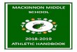 MAKINNON MIDDLE SHOOL - WBPS...participating in interscholastic athletic teams in the Mackinnon Middle School. The fee associated with this policy will be $25.00 per sport, per child,