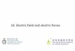 10. Electric field and electric forces - Hong Kong Physics ...hkpho.phys.ust.hk/Protected/lecture2016/10 Electric... · Electric cÖnstant Unit vector from point charge toward where