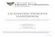 Licensure Process Handbook - Virginia · 2020-03-05 · supervision (Note that you may obtain group supervision, but only 50 of the 100 hours can be counted); Meet with clients face-to-face