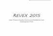 REVEX 2015 · 2016-06-11 · REVEX 2015 Lidar Product Quality Assessment/Validation and Development Plan ... (for IIR) •improve performance of aerosol typing algorithm (elevated