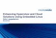 Enhancing Hypervisor and Cloud Solutions Using Embedded Linux · 2017-11-07 · SELinux - sVirt Not only exploits, also important data must not be visible to non-authorized Guests