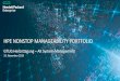 HPE NONSTOP MANAGEABILITY PORTFOLIO - NonStop... · Insight Remote Support (Insight RS) ... • Support of HPE, third party, and customer software • Can be shown to the auditors