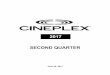 2017 SECOND QUARTER - Cineplexirfiles.cineplex.com/reportsandfilings/annually... · 85.9% versus the prior year period, largely due to the acquisition of Tricorp Amusements and SAW