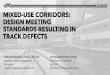 MIXED-USE CORRIDORS: DESIGN MEETING STANDARDS …...MIXED-USE CORRIDORS: DESIGN MEETING STANDARDS RESULTING IN TRACK DEFECTS 18 𝑉 𝑋, 𝑆 Absolute 𝑉 𝑋 𝑉 𝑋, 𝑆 Desired