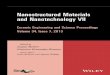 Nanostructured Materials and NanotechnologyVII Contents Preface vii Introduction ix NANOSTRUCTURED MATERIALS