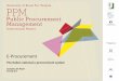 E-Procurement - Facoltà di Economiaeconomia.uniroma2.it/Public/Ppm/Files/PPM_eProcurement_18th_june_2014.pdfFeasibility study and definition of procurement strategy I PHASE - FA Competition