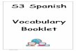 Vocabulary Booklet€¦ · Vocabulary Booklet . RLafferty 2020 La Tecnología Topic Plan In this topic we will be discussing: TV programmes and opinions Films and cinema Devices and