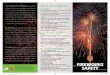 FIREWORKS - Miami-Dade County · fireworks display coordinated by professionals. In addition, Florida law prohibits the use of fireworks that explode or are self-propelled. These