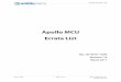 Apollo MCU Errata List - Ambiq Micro4.1.3 Application Impact Customers must use Apollo revision A3 within the reduced temperature range of -10 C to 60 C. 4.1.4 Workarounds There is