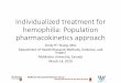 Individualized treatment for hemophilia: Population ...plan. Individualized treatment for hemophilia: