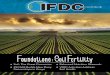 IFDC Quarterly Magazine · IFDC Magazine 2 IFDC Quarterly Magazine The IFDC Magazine is a quarterly publication of the International Fertilizer Development Center (IFDC). Unless otherwise