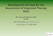 Development of a tool for the Assessment of Integrated ......Development of a tool for the Assessment of Integrated Therapy Skills AFT Annual Conference 2012 Bristol Clare Brizzolara