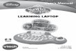 Learning Laptop - VTech 5BEF1279... Learning Laptop User’s Manual Dear Parent, At VTech®, we know how important the ﬁrst day ˚ school is for your child. To help prepare preschoolers