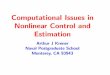 Computational Issues in Nonlinear Control and Estimation · the Hamilton-Jacobi-Bellman (HJB) PDE. Kalman presented the theory of Controllability, Observability and Minimality for