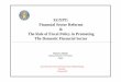 EGYPT: Financial Sector Reforms The Role of Fiscal Policy ... · 6 I. ROLE OF FISCAL POLICY IN PROMOTING FINANCIAL SECTOR REFORMS IN EGYPT b. Reorganization of Treasury sector and
