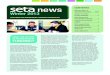 news CONTENTS - Seta Winter 2013.pdf · of future engineers 2 BTEC delivery goes from strength to strength 2 Engineering Traineeships ... 5 – 6 February 3 – 4 March 2 – 3 April