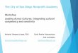 The City of San Diego Nonprofit Academycatcher.sandiego.edu/items/usd/Leading Across... · Kojin Karatani (2003), ‘Transcritique’. Multiculturality vs Interculturality. Symbolic