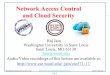 Network Access Control and Cloud Securityjain/cse571-17/ftp/l_16nac.pdf · Authentication Server: Has authentication database EAP server = Authenticator if there is no backend Authentication