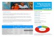 Myanmar - UNICEF · Myanmar Humanitarian Situation Report #1 Highlights UNICEF is supporting people affected by conflict, ethnic tension and displacement in Rakhine, Kachin, and Shan