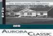 AURORACLASSIC - countrylandhome.com8 Commodore Homes of Indiana Brookﬁ eld (204A) 2856 - Approx 1531 Sq. Ft. Customize your dream home colors to see what your house could look like