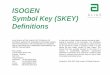 ISOGEN Symbol Key (SKEY) Definitions - CAD · ISOGEN Symbol Keys Overview This document is intended to comprehensively cover all current ISOGEN SKEY symbol shapes. Below is a brief