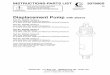 Displacement Pump with sleeve - Graco Inc. · 2020-05-13 · This manual contains important warnings and information. READ AND KEEP FOR REFERENCE. Displacement Pump with sleeve Part