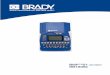 BMP51 UG EN · • Battery operation - printing 1000 or more standard Brady labels with a fresh pack of 8 disposable AA alkaline batteries or fully charged Brady battery pack. •