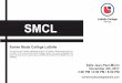 SMCL - Soirée Mode College LaSalle · SMCL Salle Jean-Paul-Morin November 4th, 2017 3:00 PM / 6:00 PM / 8:00 PM soireemodecollegelasalle.com Soirée Mode Collège LaSalle The second