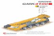 7229 GROVE 4080-1 GMK4100 - Loading Chart.pdf · GMK 4100 14 Counterweight•Gegengewichts•Contrepoids•Contrapesos•Contrappesi•Пс *Specialoption,Wahlweise,Optionspéciale,Optíonespecial,Equipaggiamentospeciale,С