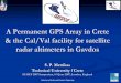 A Permanent GPS Array in Crete & the Cal/Val facility for ... · & the Cal/Val facility for satellite radar altimeters in Gavdos S. P. Mertikas Technical University f Crete EUREF