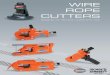 WIRE ROPE CUTTERS - Metro Hydraulic Jack Co. · WIRE ROPE CUTTERS Since 1928 Designed for new and unused wire rope. The original portable tools invented in 1928 by Morse-Starrett