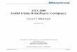 SSC200 Solid State Rate/Gyro Compass User's Manual · 2014-09-09 · Congratulations on your purchase of the Maretron SSC200 Solid State Rate/Gyro Compass. ... The Maretron SSC200