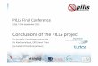 PILLS Final Conference · PILLS Final Conference 19th / 20th September 2012 Conclusions of the PILLS project Dr. Nafo Folie 1 ... Zhengwei Zhou, Bill Dickie, Bill Glass, Philip Grieve,