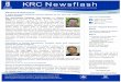 KRC Newsflash - Ottawa Hospital Research Institute · Research advances, awards and upcoming events in the kidney research community KRC Newsflash The dedicated laboratory scientists