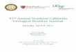 43rd Annual Northern California Urological Resident Seminar · Cancer Center were eligible to participate in this is prospective randomized controlled trial. Eligible patients were