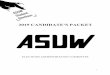 2019 CANDIDATE’S PACKET - vote.asuw.orgvote.asuw.org/files/2019/04/2019-Candidates-Packet.pdf · SAB Forum Intellectual House May 3rd, (Time is TBD)* Endorsement Filing Deadline