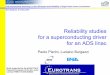 Reliability studies for a superconducting driver for an ... · Reliability studies for a superconducting driver for an ADS linac Paolo Pierini, Luciano Burgazzi Mol, Belgium, 6-9