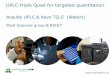 Acquity UPLC & Xevo TQ-S (Waters) - WUR€¦ · Acquity UPLC Accurate and sensitive detection and quantitation of small biomolecules, such as: • Metabolites, Hormones • Toxins,