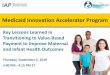 Medicaid Innovation Accelerator Program · Webinar Logistics • To connect to audio, please select Call Me from the drop-down menu and enter your phone number into Webex. Then select
