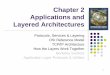 Chapter 2 Applications and Layered Architecturesljilja/ENSC427/Spring16/News/Leon... · Chapter 2 Applications and Layered Architectures Protocols, Services & Layering OSI Reference