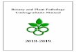 Botany and Plant Pathology Undergraduate Manual Manual.pdf · to a student in our department in 1897 named Daniel MacDougal for his thesis titled, “Curvature of Roots”. ... Create