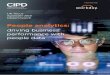 People analytics - CIPD · People analytics: driving business performance with people data 2 Introduction 1 Introduction The CIPD report, in association with Workday, People Analytics: