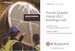Fourth Quarter Fiscal 2017 Earnings Call - graham-mfg.com Relations... · 01-06-2017  · Fourth Quarter Fiscal 2017 Earnings Call James R. Lines President & Chief Executive Officer