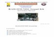 Licensed by Lionel LLC. / err@3rdrail ... · err@3rdrail.com RAILSOUNDS Sound Kit Instruction Manual Revised: July 2018 RAILSOUNDS Sound Kit Cool Features Compact size, no separate