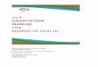 2018 ORIENTATION MANUAL FOR BOARDS OF HEALTH · 2018 ORIENTATION MANUAL FOR BOARDS OF HEALTH 2018 Orientation Manual for Boards of Health Revised November 2018 Prepared by the Association